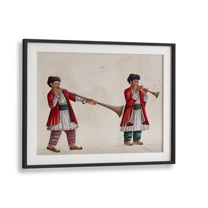 TWO MUSICIANS PLAYING THE SHEHNAI