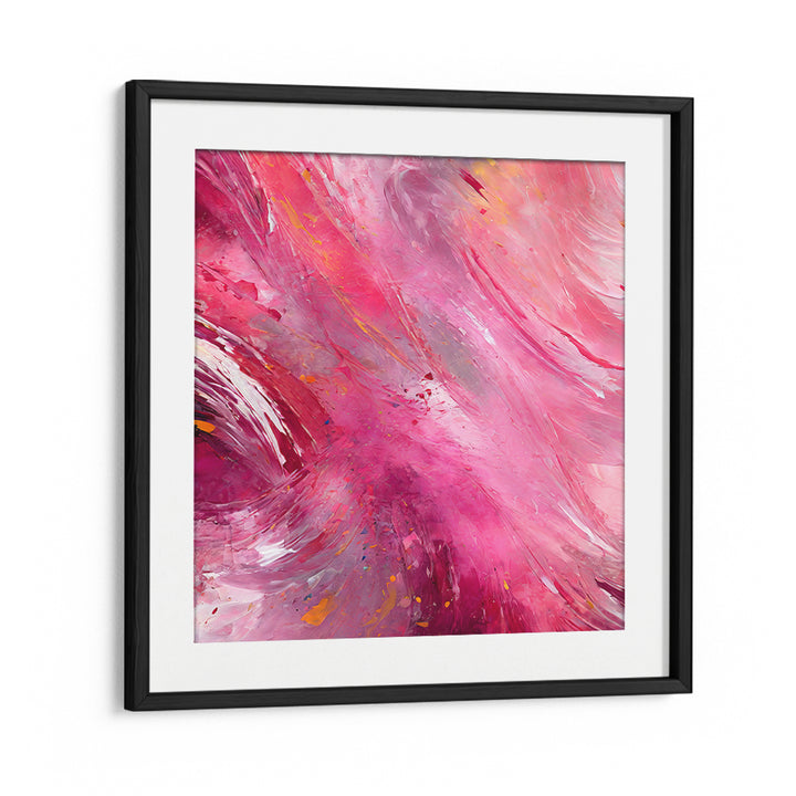 VIBRANT ABSTRACT WITH BOLD PINK, ABSTRACT PAINTINGS transform any space with dynamic colors and captivating design.