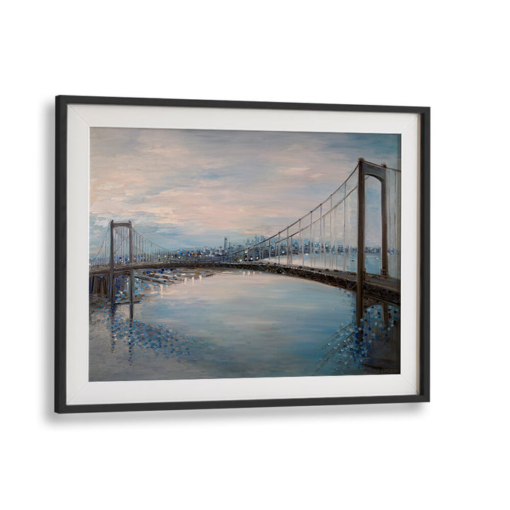 WALT WHITMAN BRIDGE , MODERN IMPRESSIONISM PAINTINGS