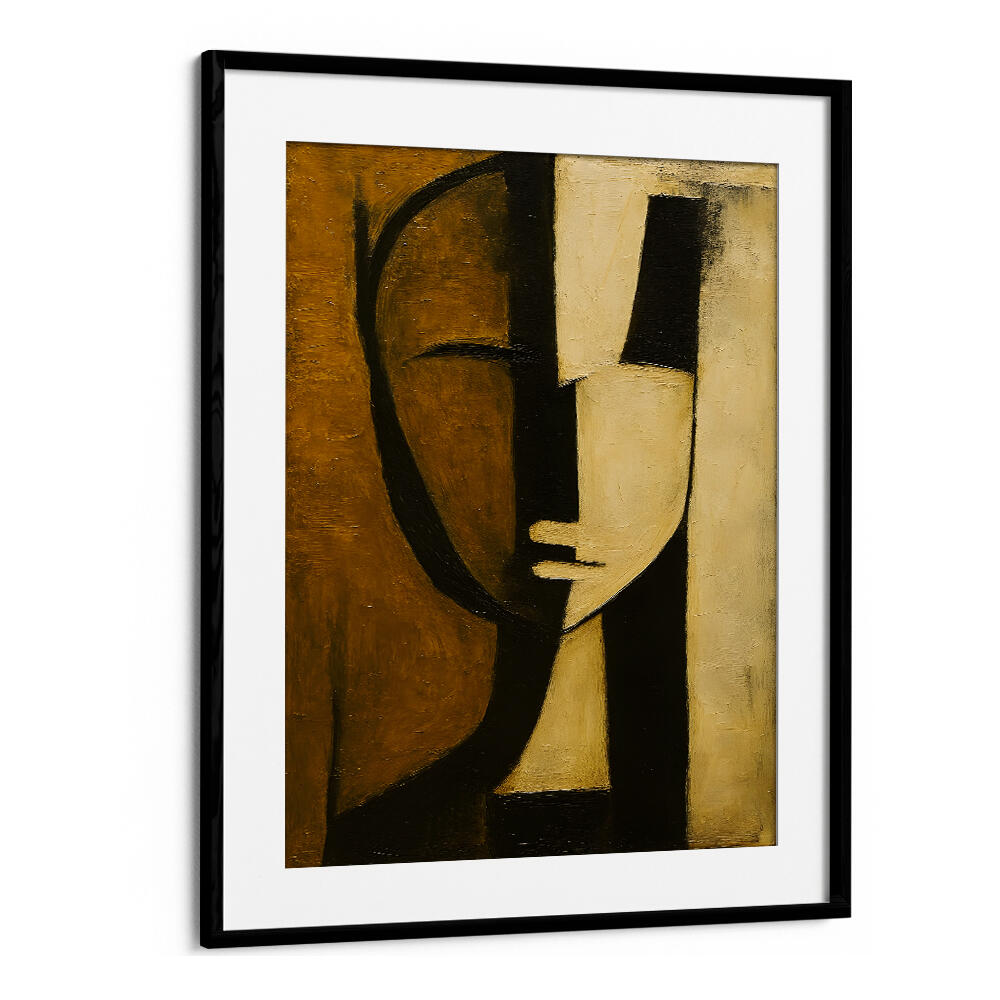 WATCHER BEHIND THE PILLAR , EXPRESSIONISM PAINTINGS