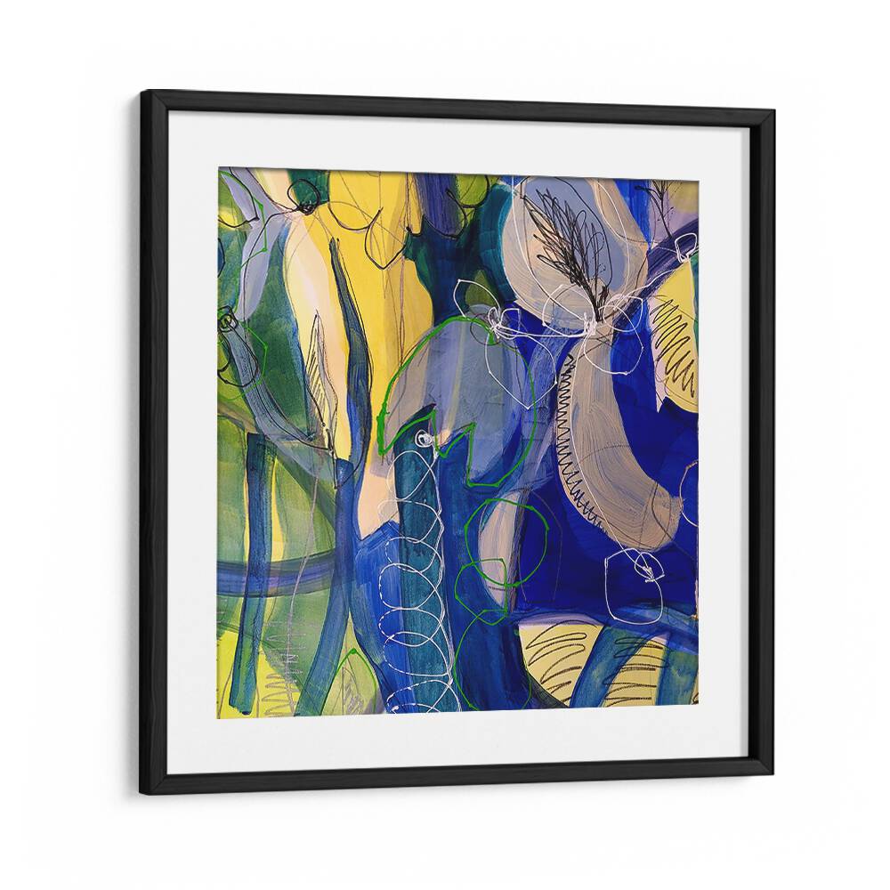 Vibrant WATER FLOWERS VI, ABSTRACT PAINTINGS featuring a captivating blend of colors for sophisticated decor.
