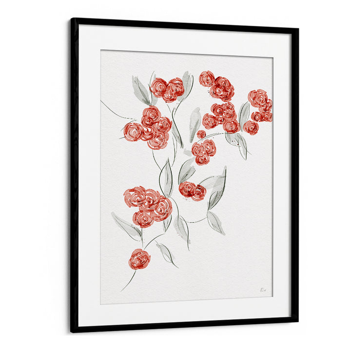 WATERCOLOR RED FLOWERS