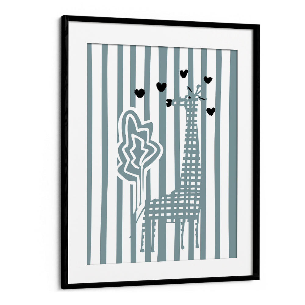 WHIMSICAL GIRAFFE AND HEARTS