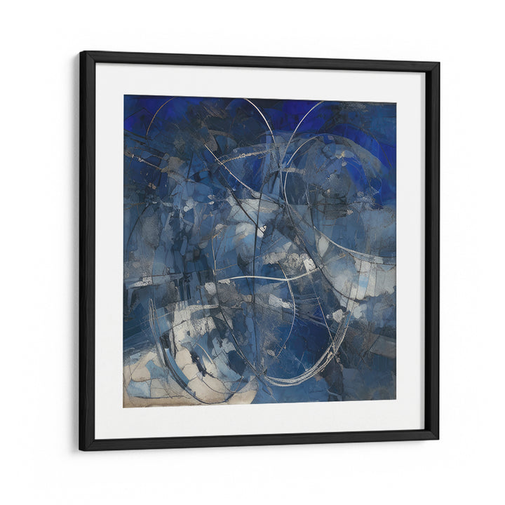 WHIRLWIND OF DREAM, ABSTRACT PAINTINGS showcasing vibrant blues and dynamic textures, perfect for inspiring spaces.