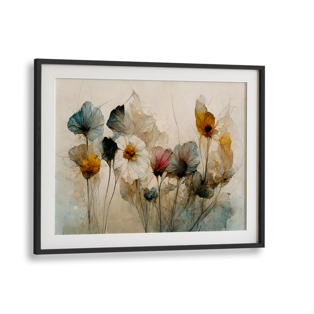 WHISPERING BLOOMS V , FLORAL FLOWER PAINTINGS