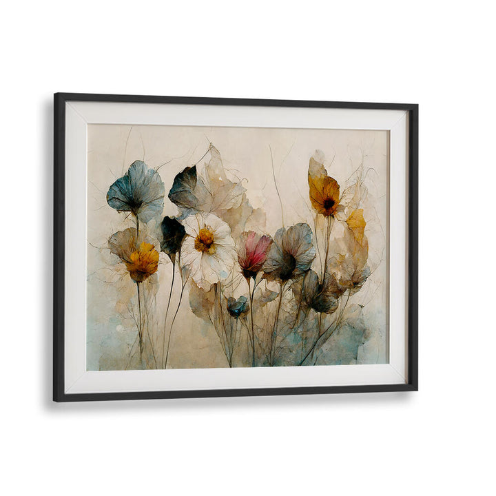 WHISPERING BLOOMS V , FLORAL FLOWER PAINTINGS