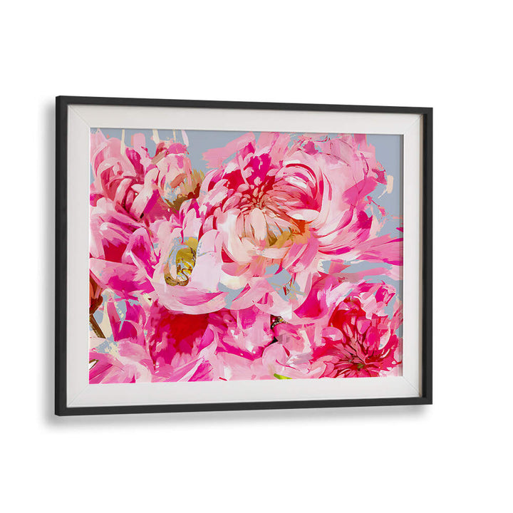 WILD PINK PEONIE , FLORAL FLOWER PAINTINGS