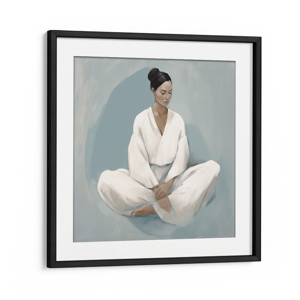 WOMAN IN MEDITATION , HEALTH & WELNESS