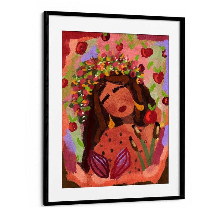 WOMAN AND APPLES