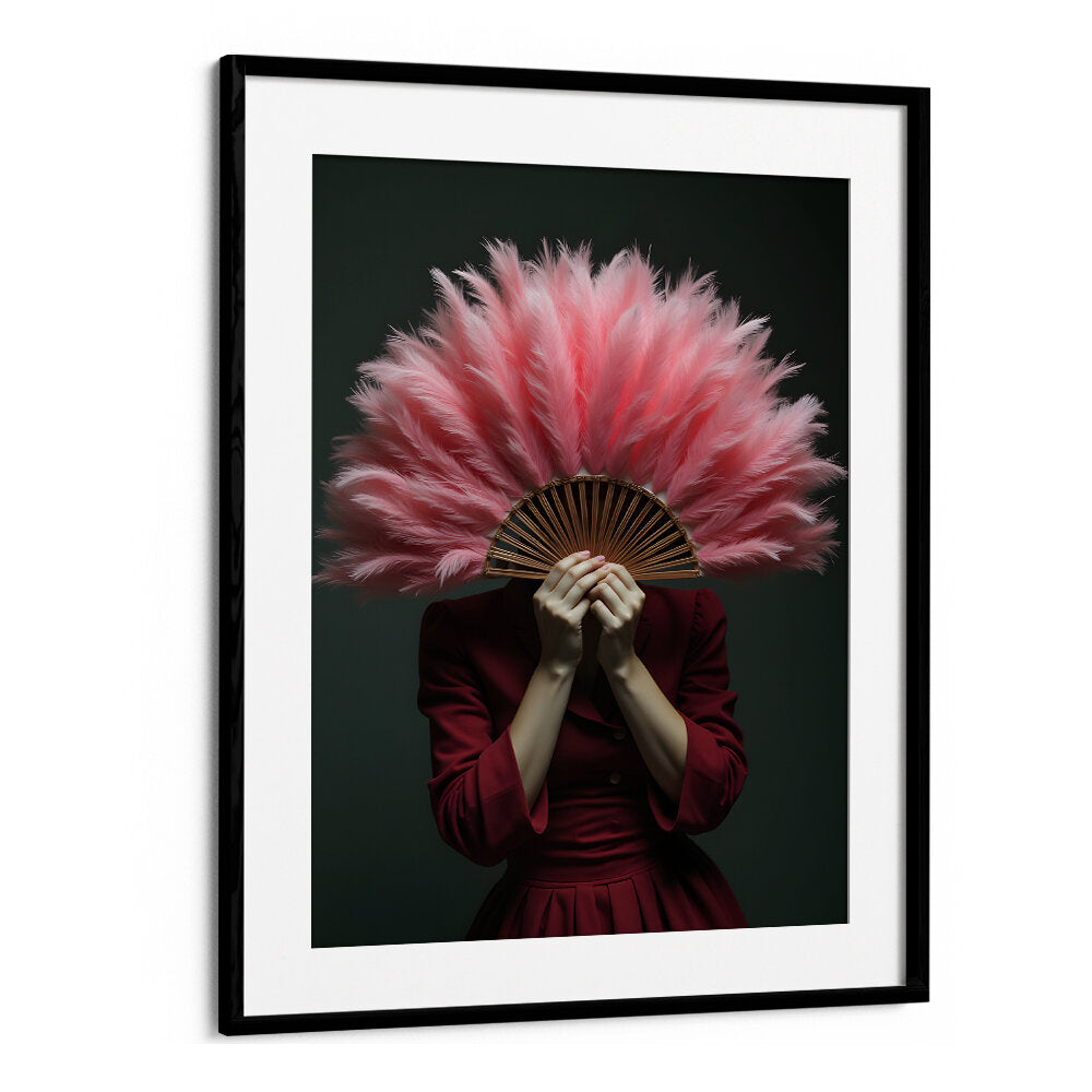 WOMAN WITH FEATHERS