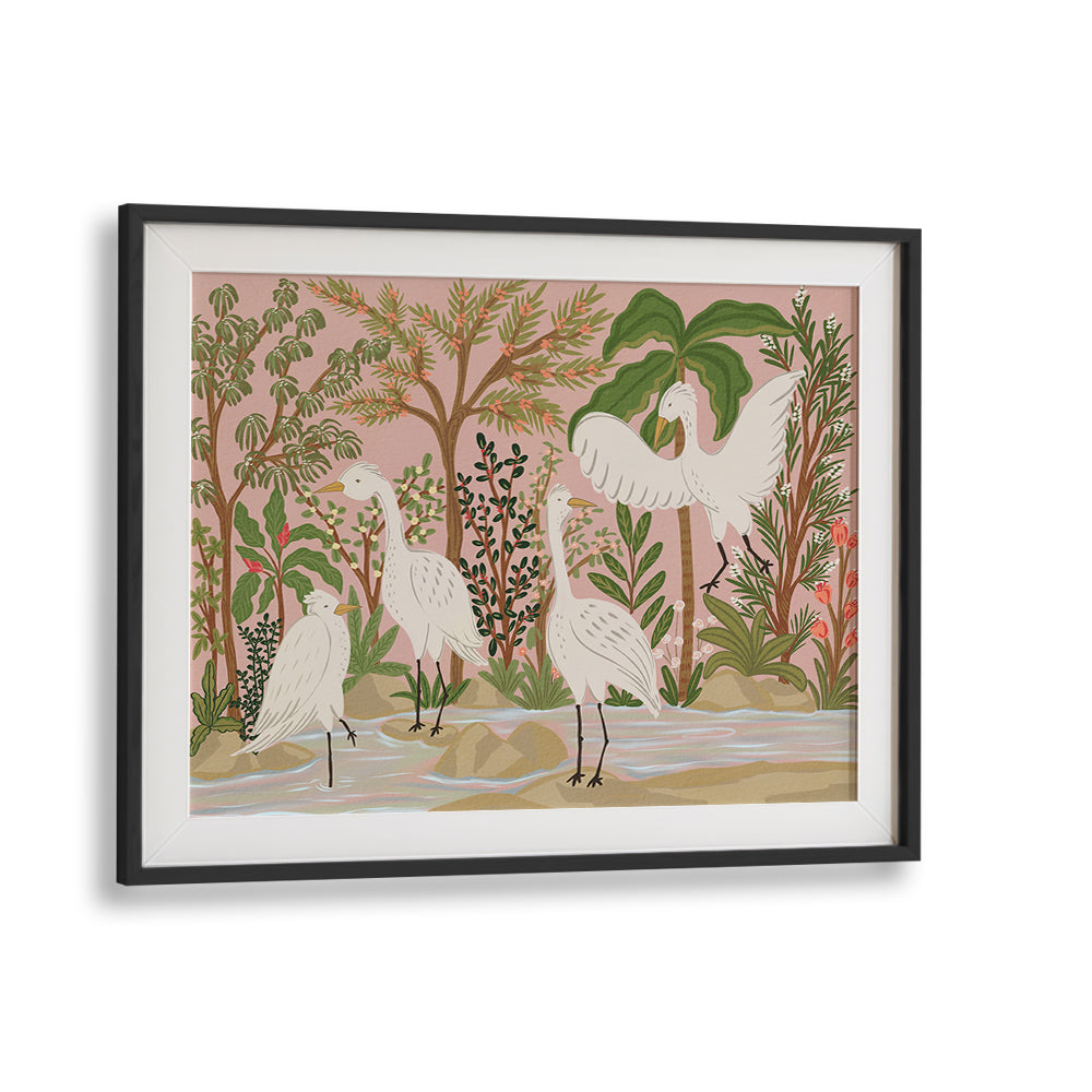 PEACEFUL JUNGLE EGRETS