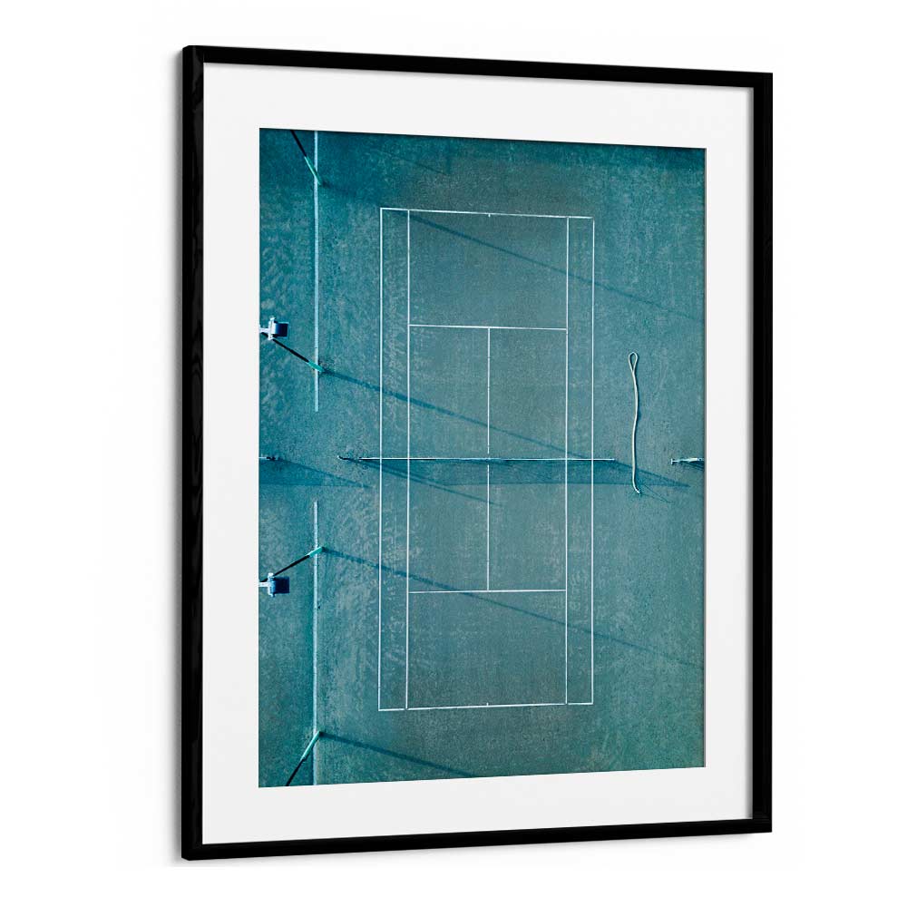 TENNIS COURT GREEN II , PHOTOGRAPHY PRINTS