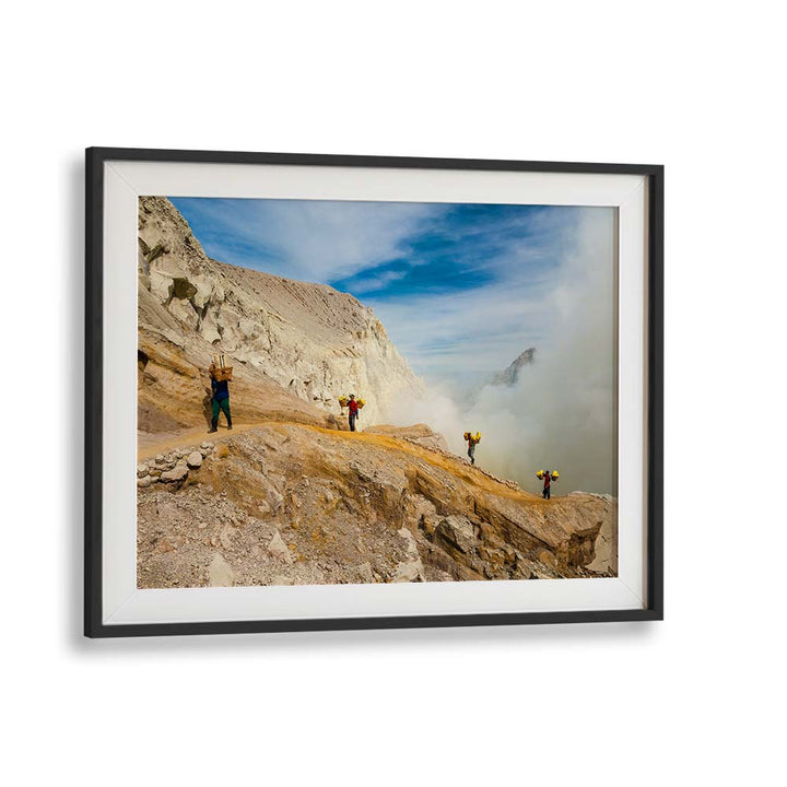 LES FORASATS DU SOUFRE (SULFUR CONVICTS) BY MARC PELISSIER , LANDSCAPE PHOTO PRINTS