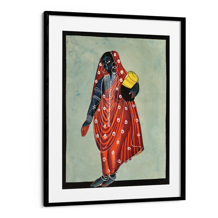 VISHNU IN FEMALE FORM OF MOHINI (1890) , INDIAN ART PAINTINGS
