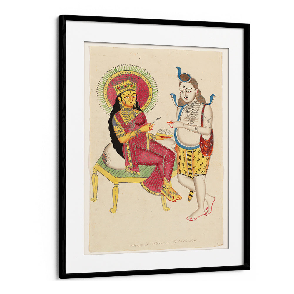 ARDHANARI , INDIAN ART PAINTINGS
