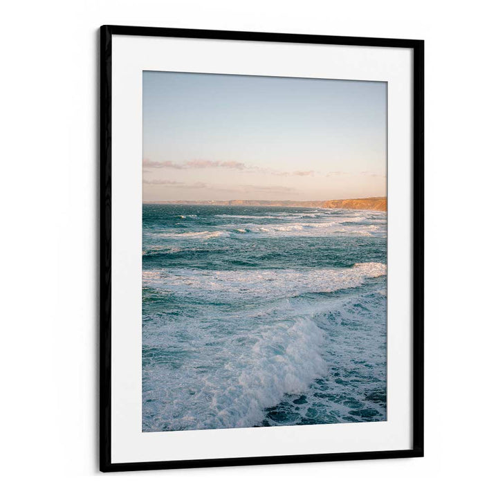 PRAIA BORDEIRA WAVES PORTUGAL BY RAISA ZWART , LANDSCAPE PHOTO PRINTS