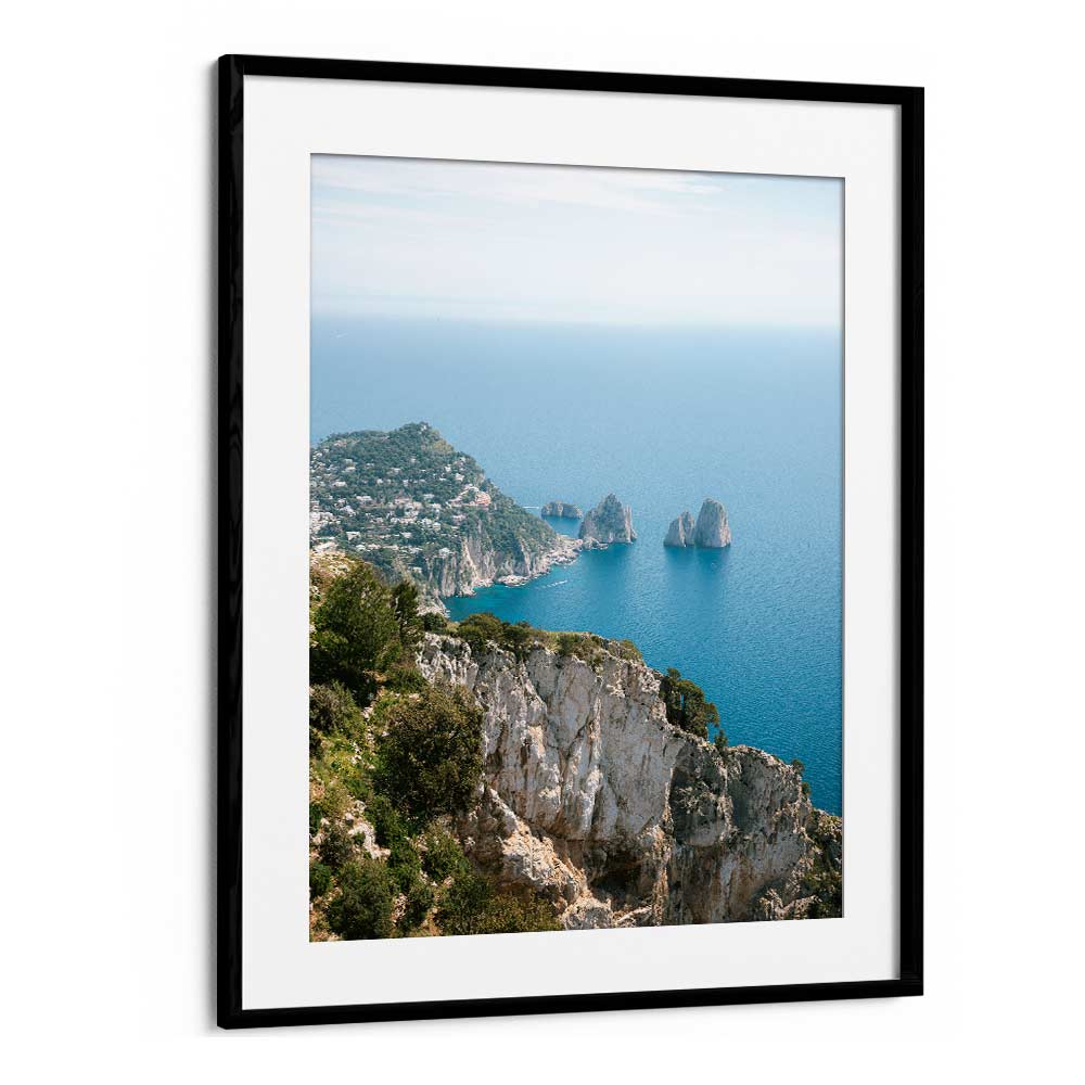 COAST OF CAPRI ITALY BY RAISA ZWART , LANDSCAPE PHOTO PRINTS