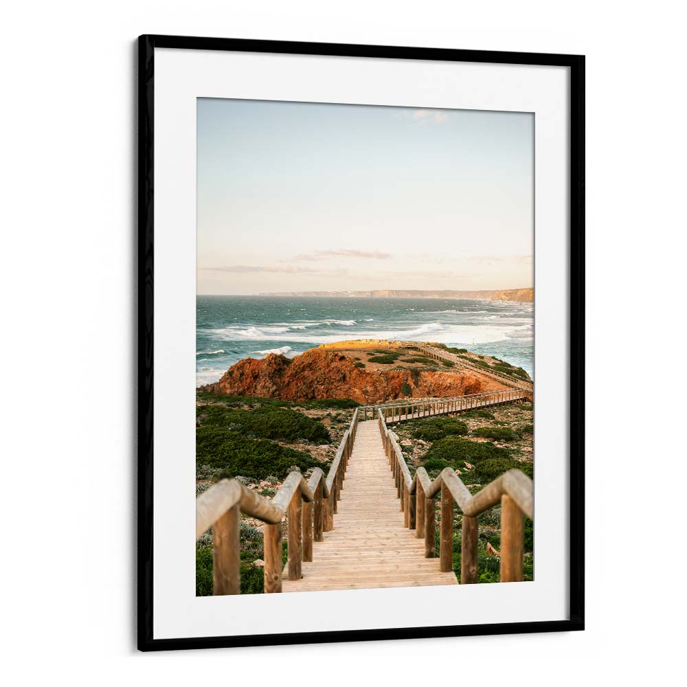 WALKWAY INTO THE ALGARVE BY RAISA ZWART , LANDSCAPE PHOTO PRINTS