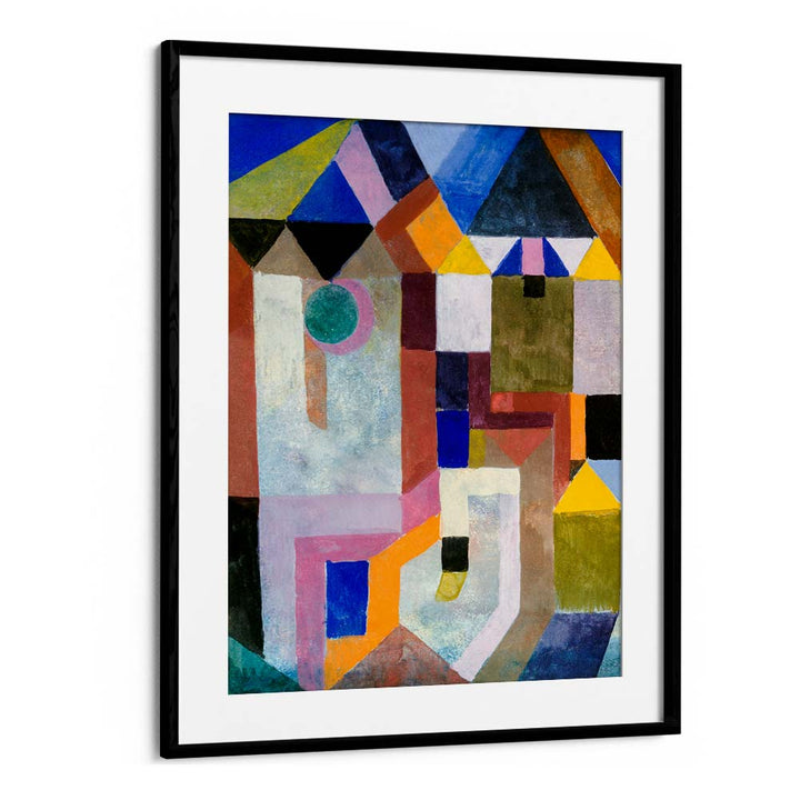 COLORFUL ARCHITECTURE (1917) BY PAUL KLEE, PAUL KLEE PAINTINGS, ARTWORKS BY PAUL KLEE