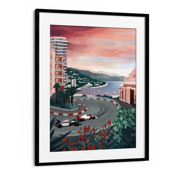 MONACO CIRCUIT BY GOED BLAUW, LANDSCAPE ART PRINTS