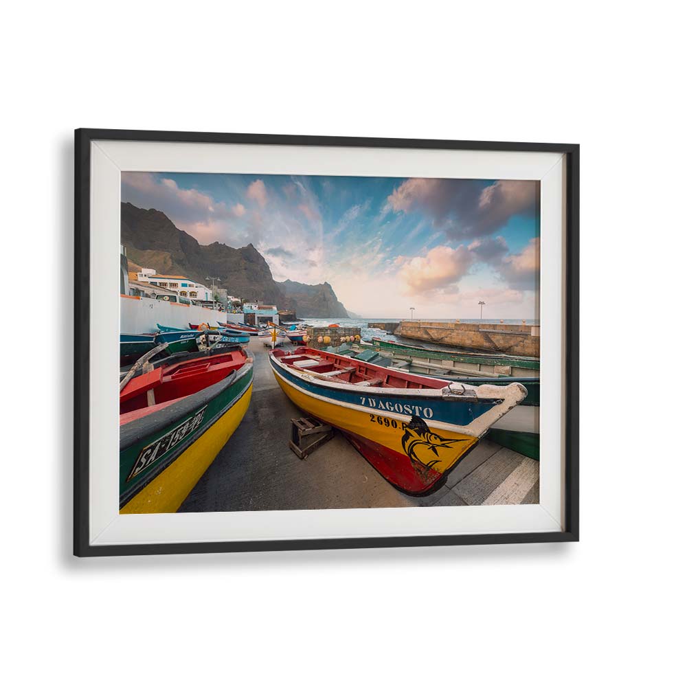 COLORED BOATS BY STEFAN HEFELE , LANDSCAPE PHOTO PRINTS