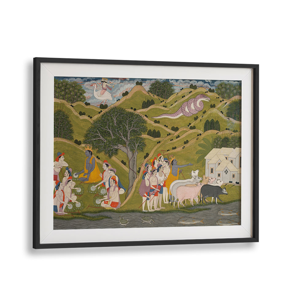 KALIYA , INDIAN ART PAINTINGS