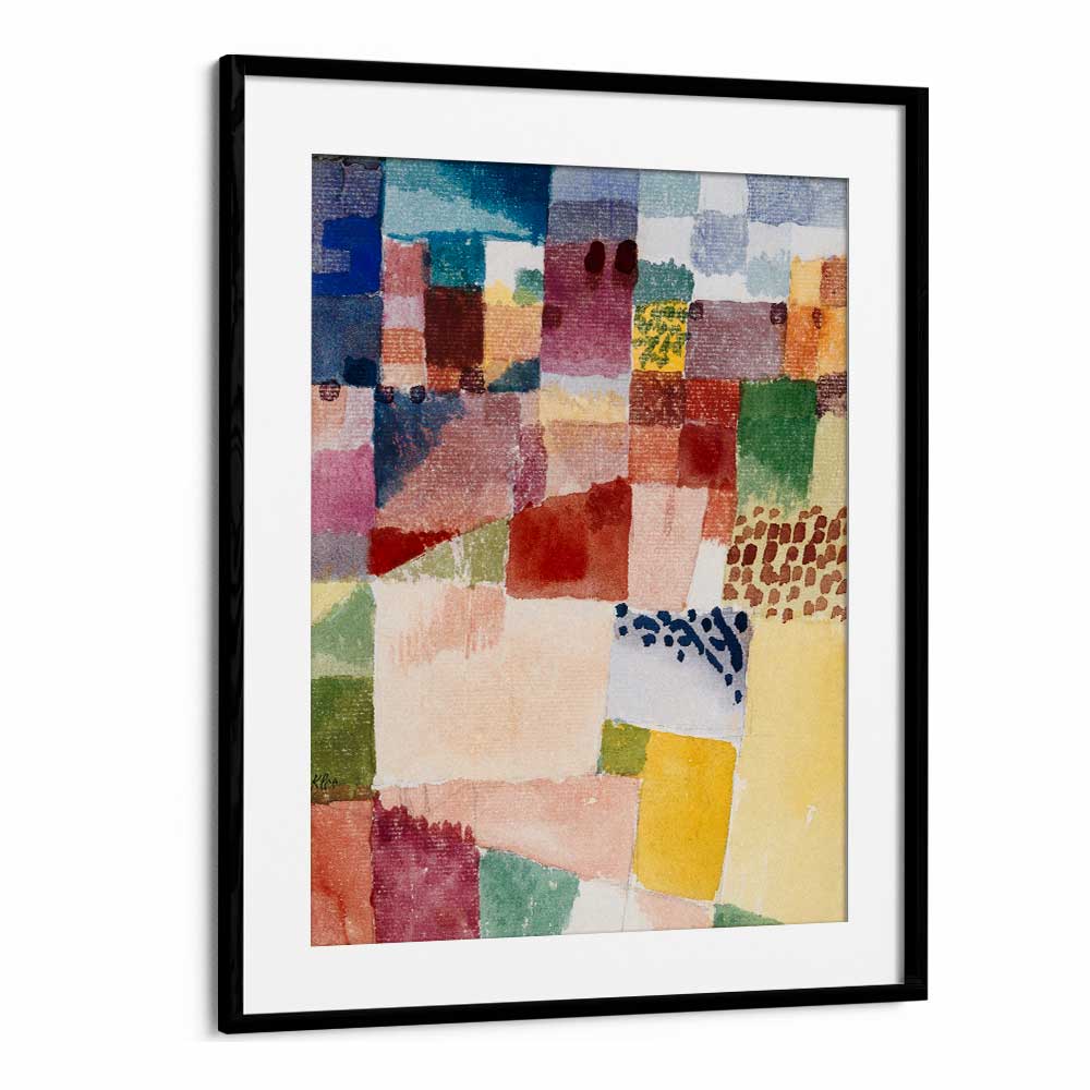 MOTIF FROM HAMMAMET (1914) BY PAUL KLEE, PAUL KLEE PAINTINGS