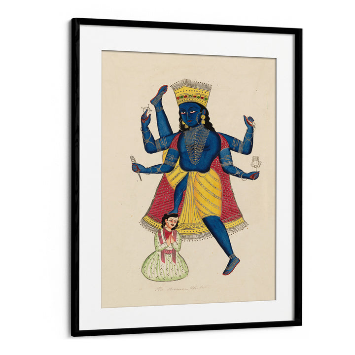 VISHNU AS VAMANA , INDIAN ART PAINTINGS