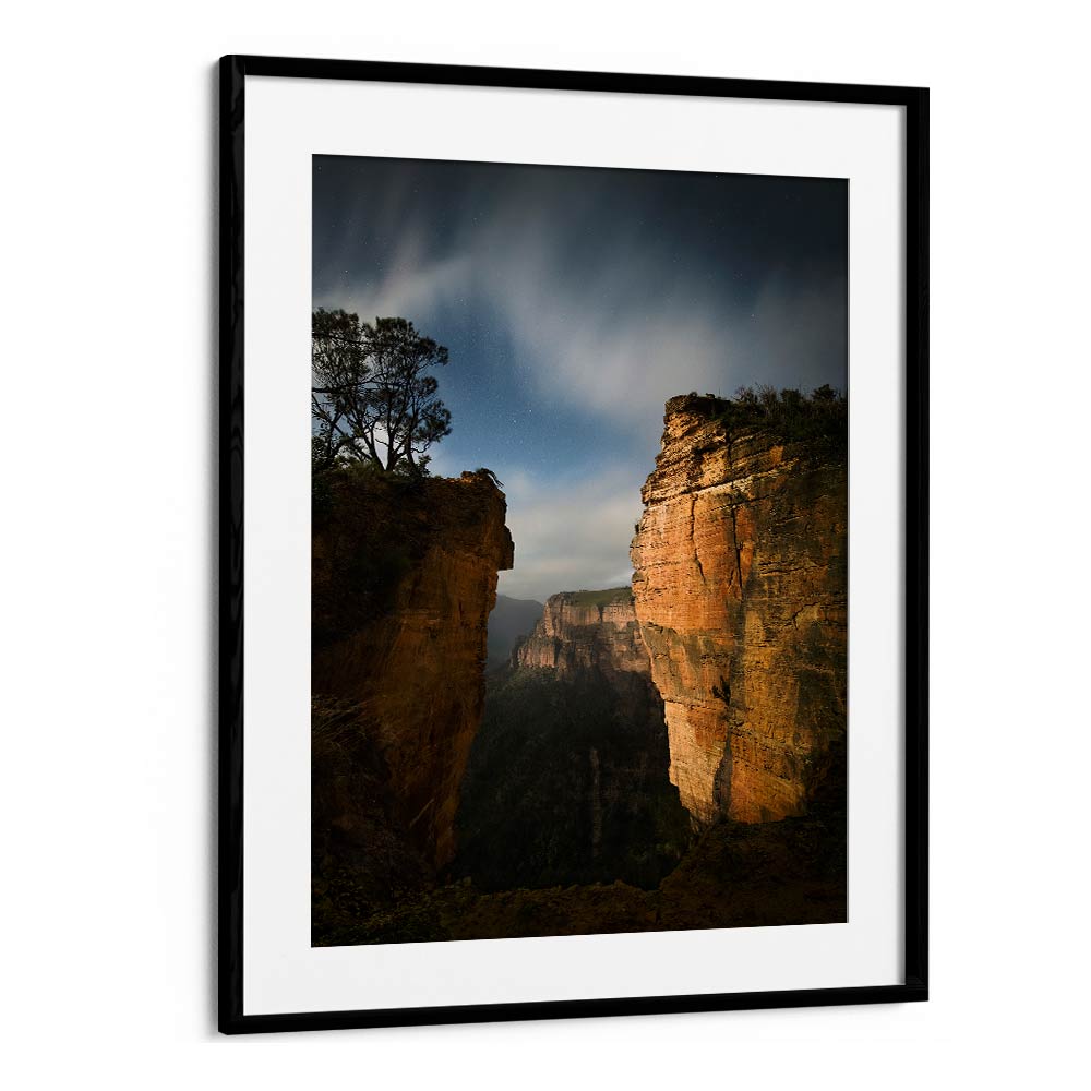 MOONLIGHT OVER BLUE MOUNTAINS BY YAN ZHANG , LANDSCAPE PHOTO PRINTS