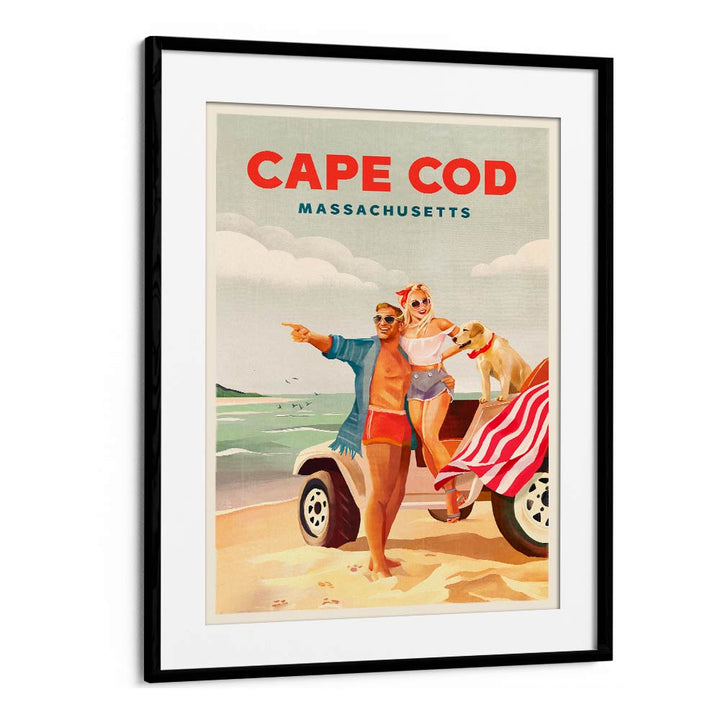 CAPE COD MASSACHUSETTS SUMMER BEACH ART BY THE WHISKEY GINGER , TRAVEL POSTERS