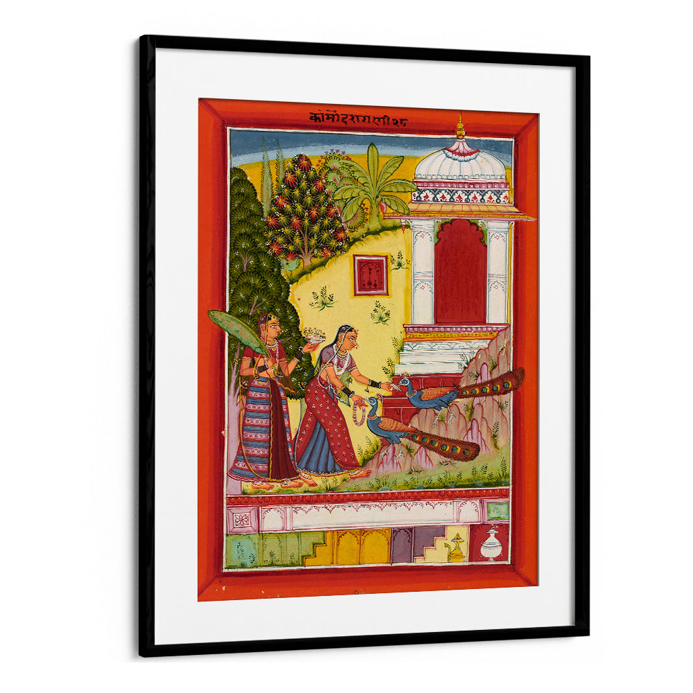 KAMOD RAGINI , INDIAN ART PAINTINGS