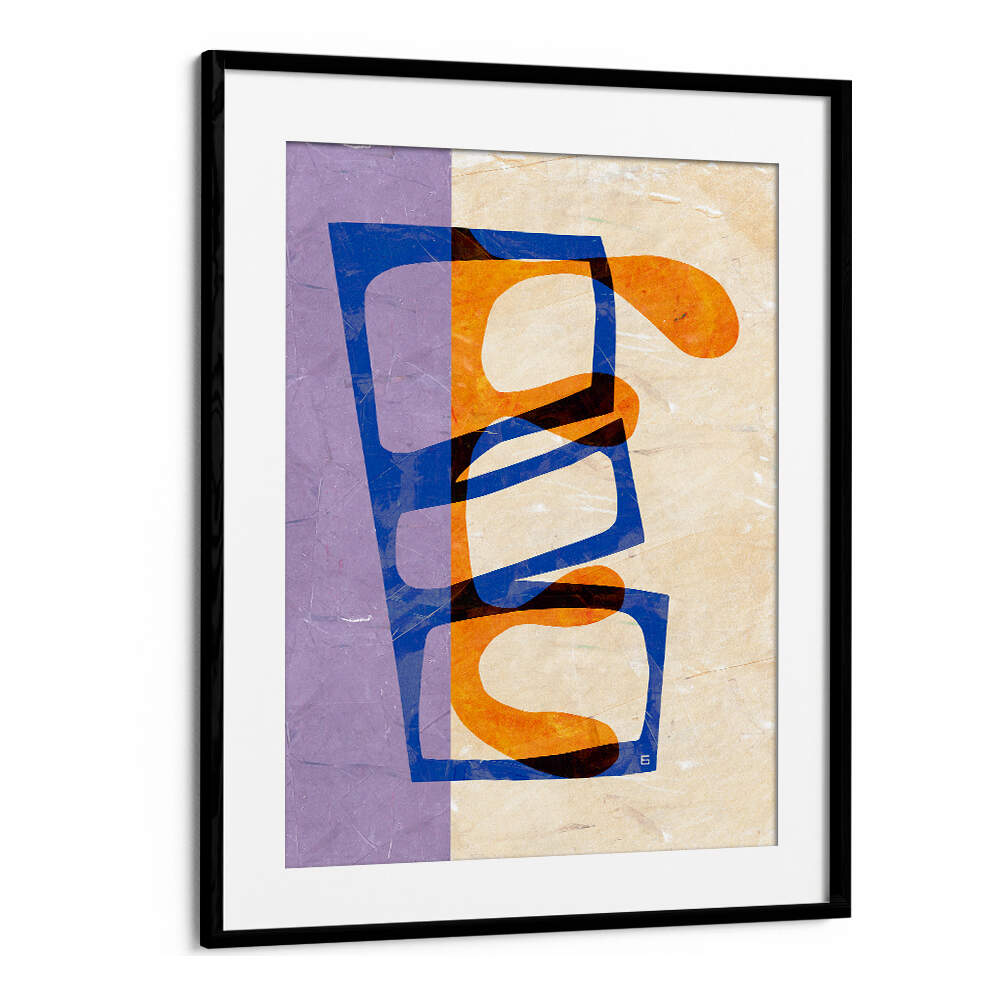 CUT OUT BLUE & ORANGE