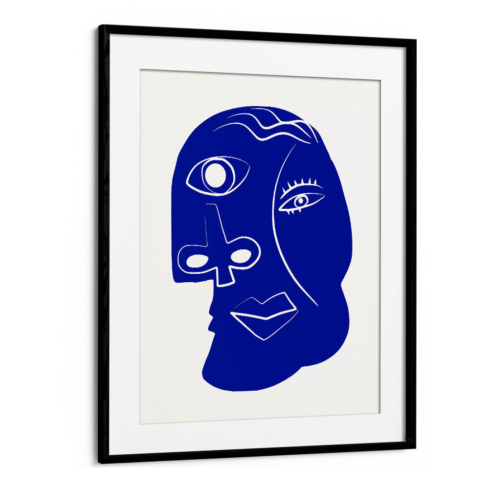BLUE ABSTRACT FACE