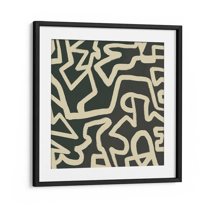 ABSTRACT LINE ART MAZE PATTERN , ABSTRACT PAINTINGS