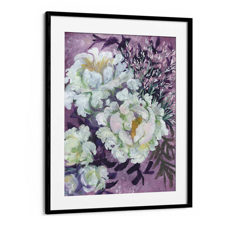 ELIANY PAINTERLY BOUQUET , FLORAL FLOWER PAINTINGS