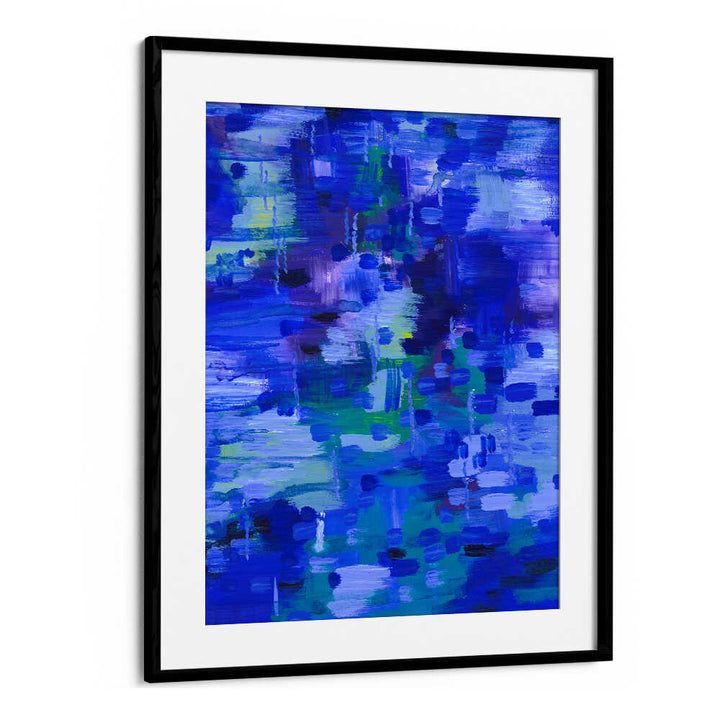 REFLECTIONS IN BLUE , ABSTRACT PAINTINGS