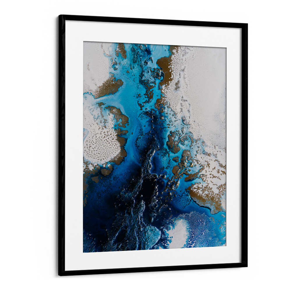 Striking NAVY INSPIRED, ABSTRACT PAINTINGS showcasing deep blues and intricate designs, perfect for transforming your space.
