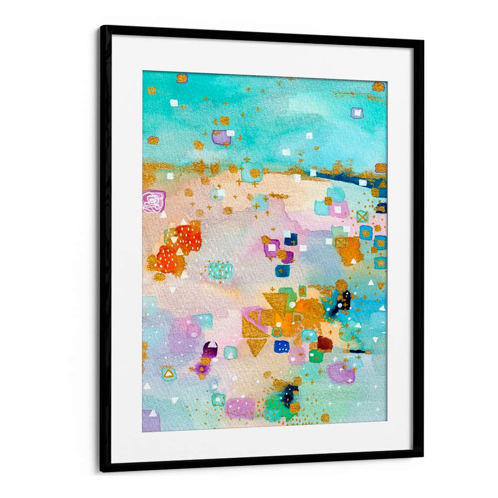 THE AQUARIANS , ABSTRACT PAINTINGS