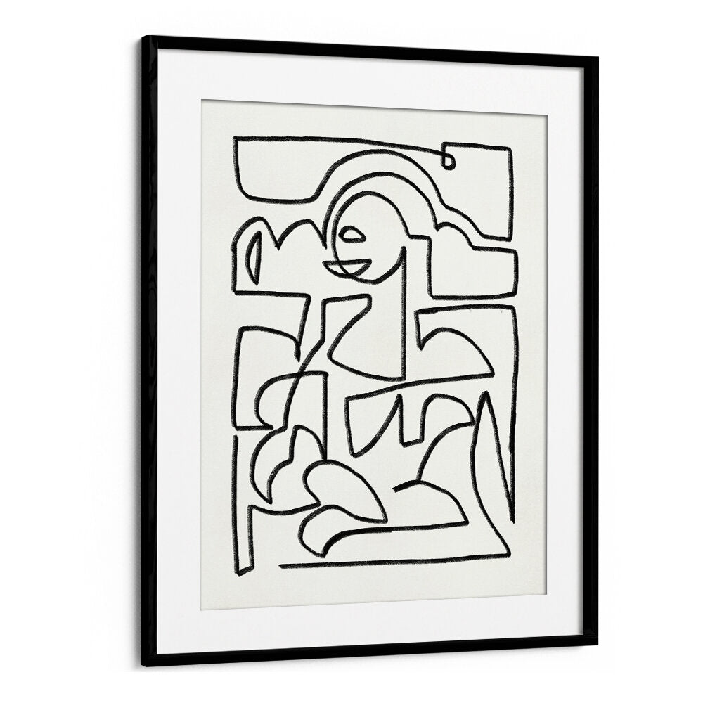 ABSTRACT CHALK LINE ART