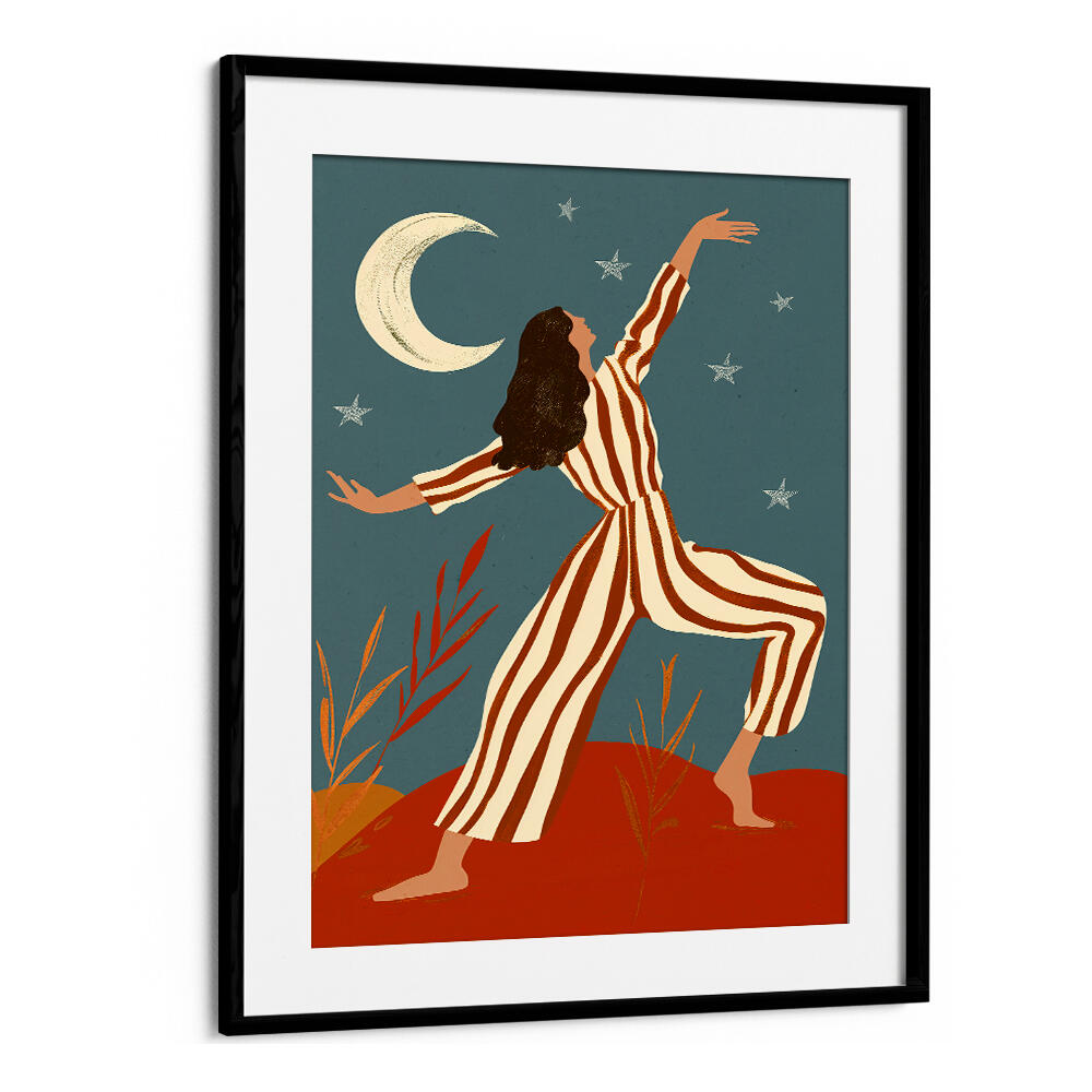 MOONLIT DANCE , PORTRAITS & FIGURATIVE ILLUSTRATIONS