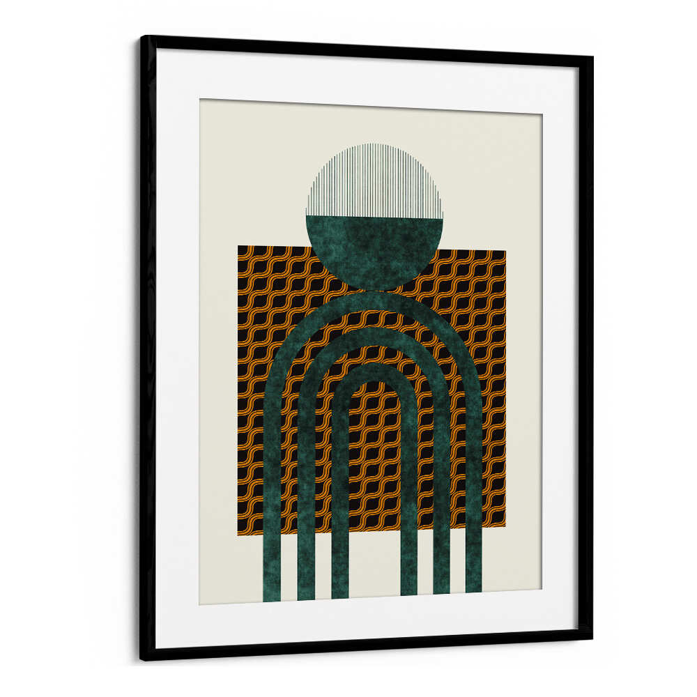 TEXTURED MID CENTURY COMPOSITION 5  , GEOMETRIC ART PRINTS