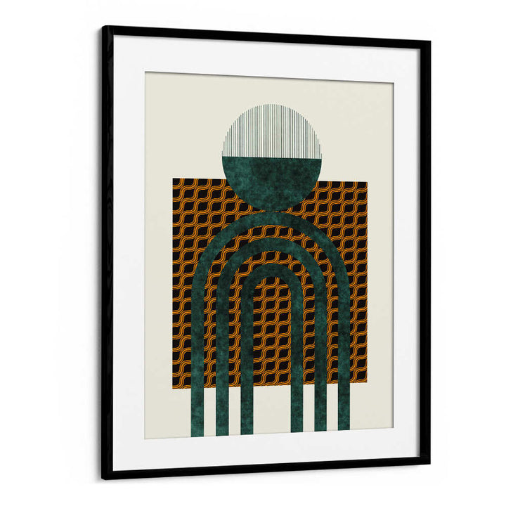 TEXTURED MID CENTURY COMPOSITION 5  , GEOMETRIC ART PRINTS