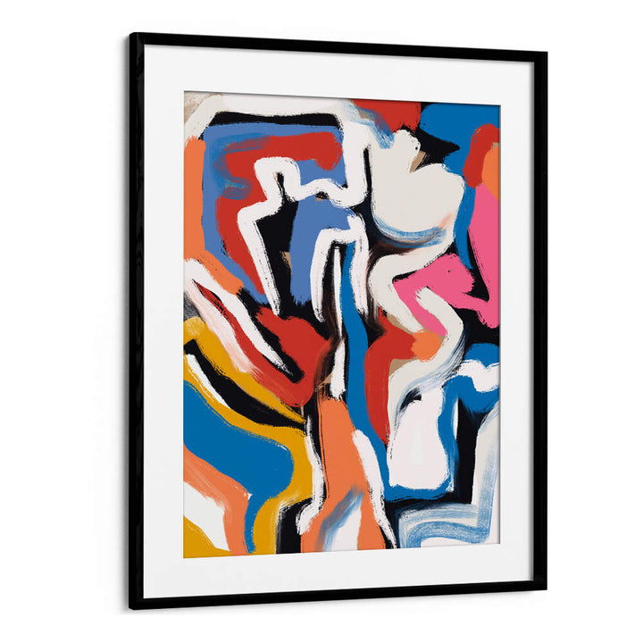 BOLD COLORFUL BRUSHSTROKES II , ABSTRACT PAINTINGS