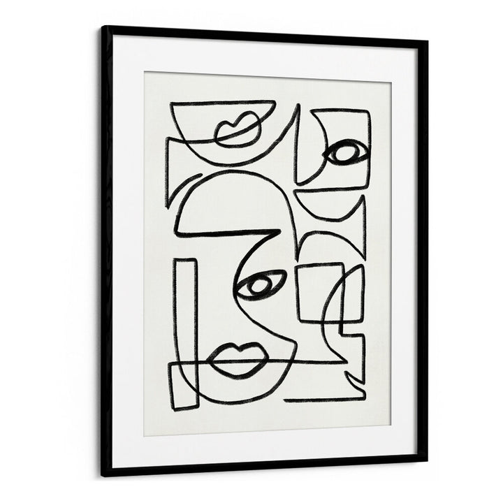 ABSTRACT LINE ART FACES