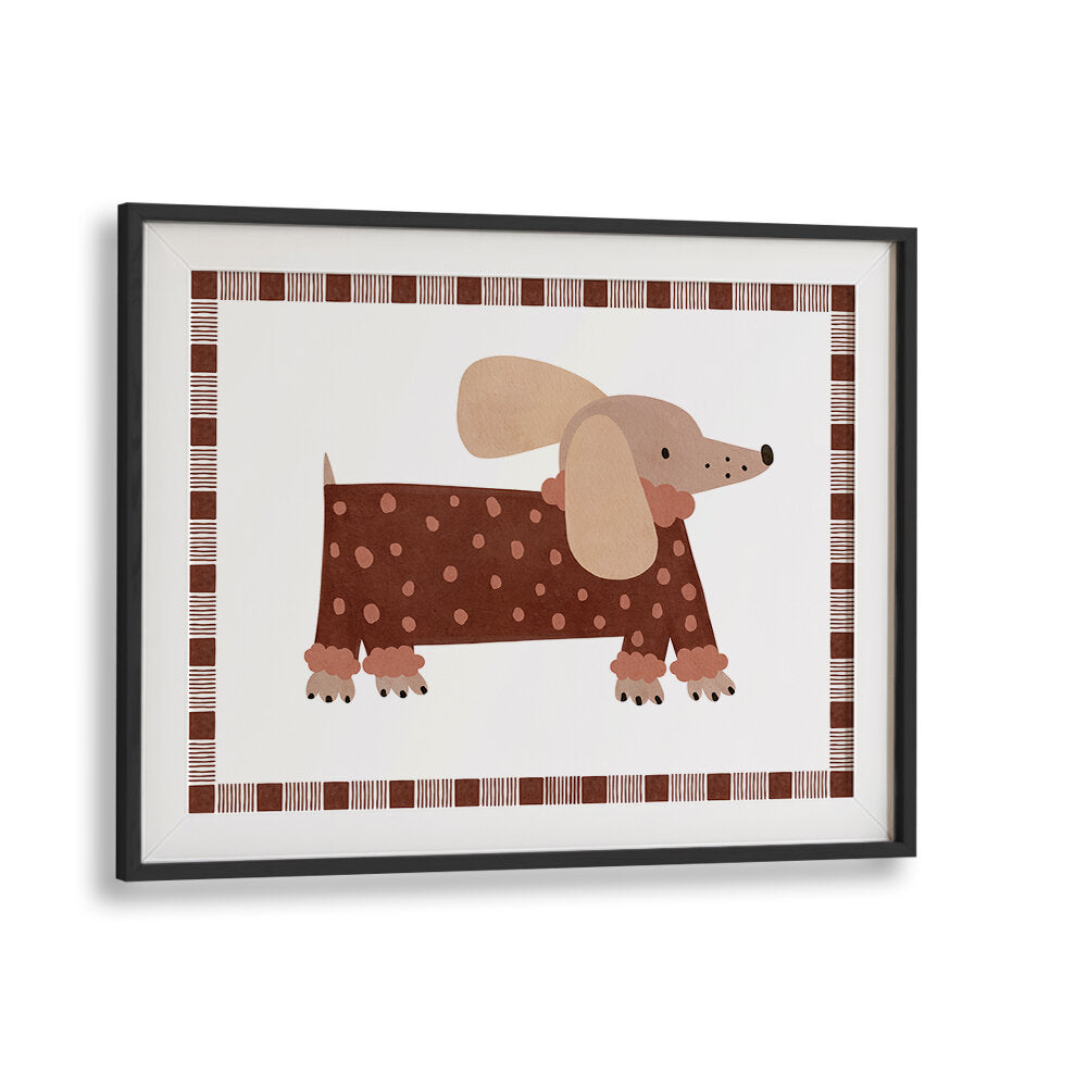 DOTTED DACHSHUND , KIDS ROOM PAINTINGS