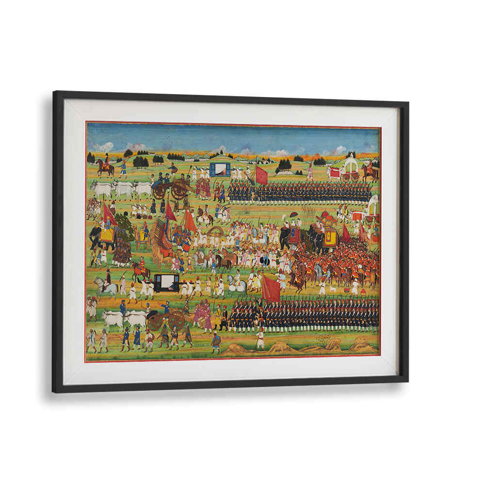 THE GRAND IMPERIAL PROCESSION , INDIAN ART PAINTINGS