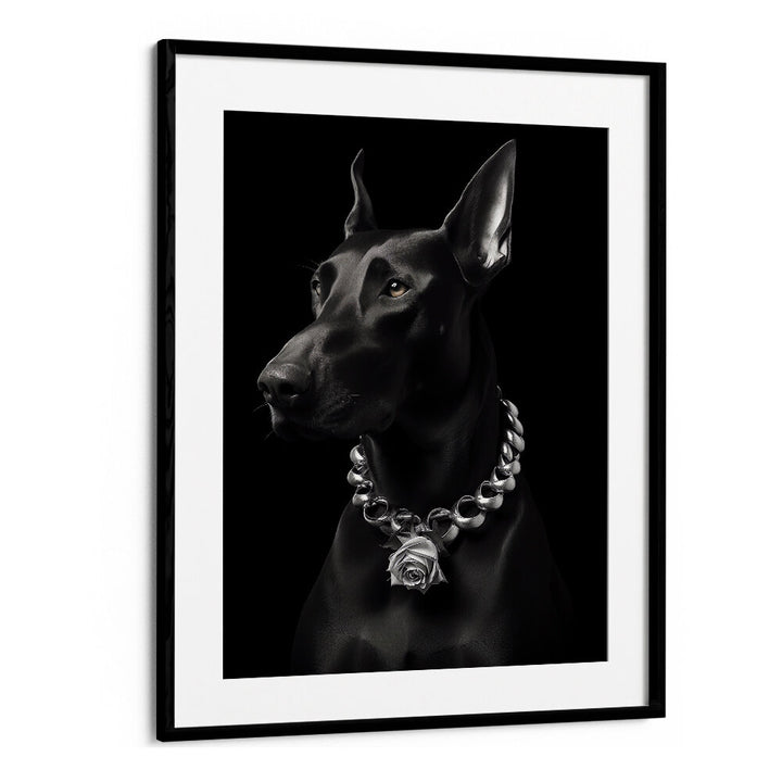 THE DOBERMAN , ANIMAL PAINTINGS