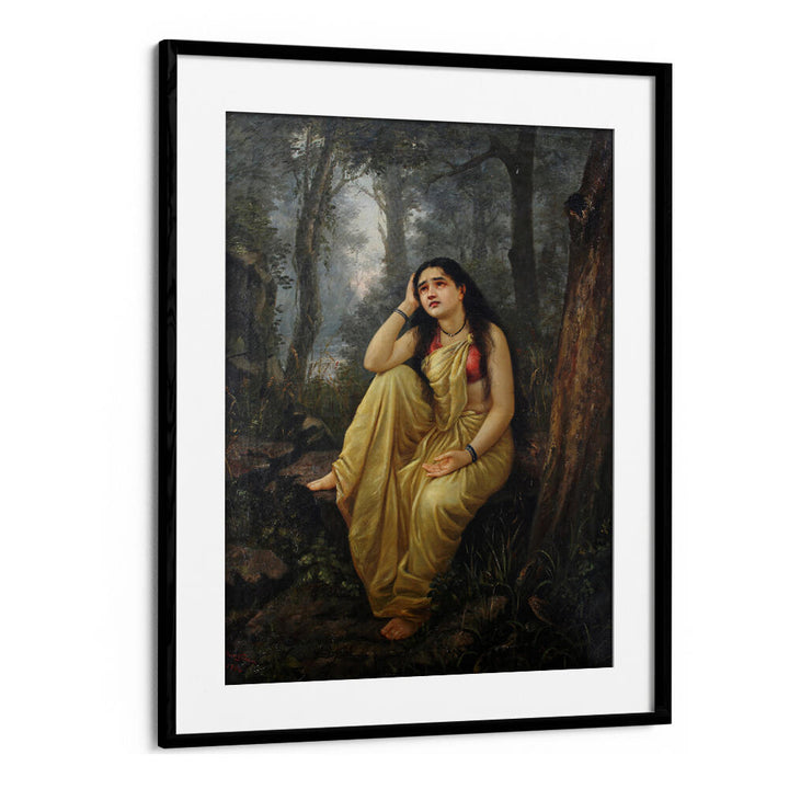 DAMAYANTI_VANAVASA , INDIAN ART PAINTINGS