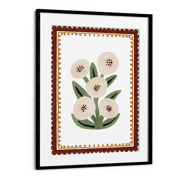 FLORAL WHIMSY , FLORAL FLOWER PAINTINGS