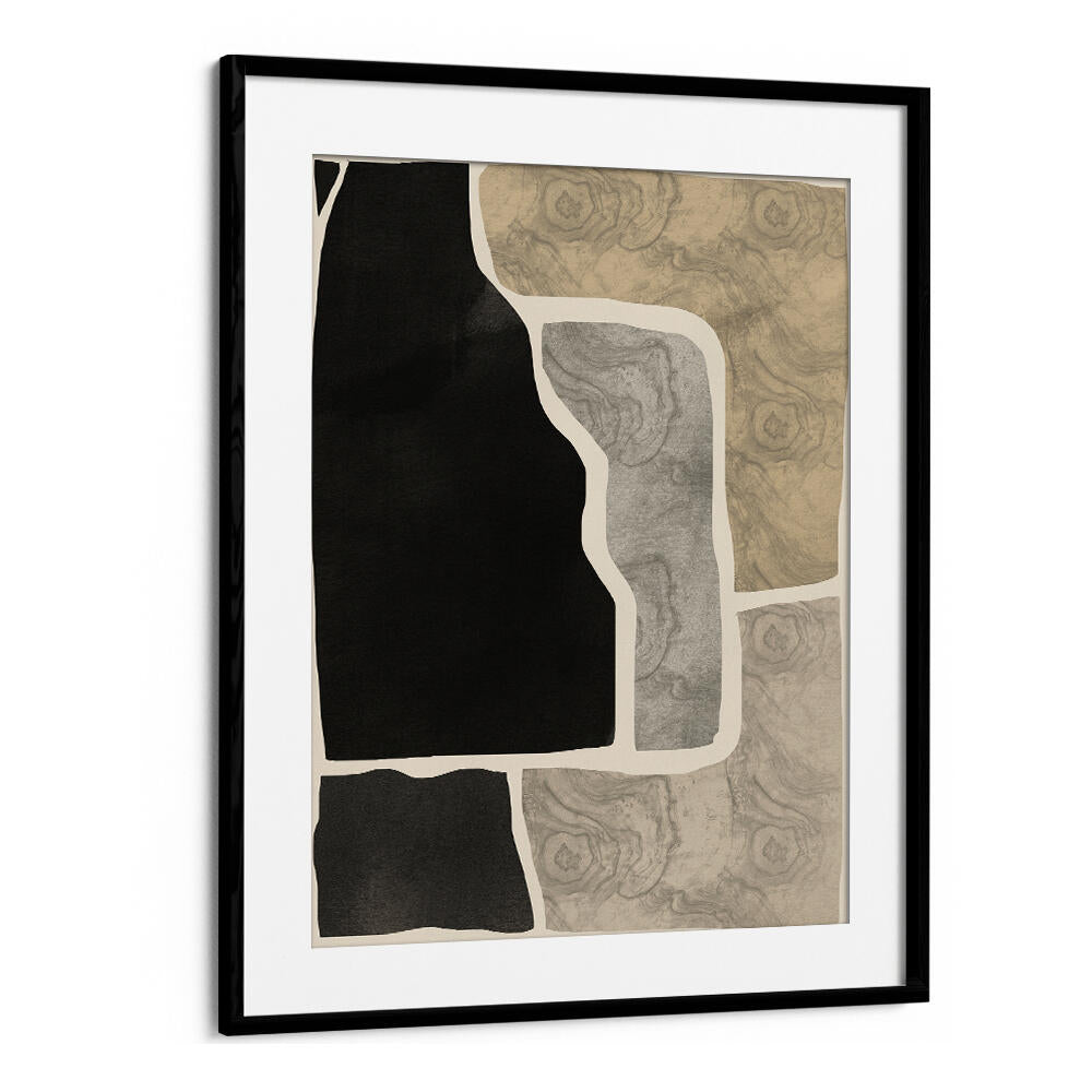 BLACK ABSTRACT MOSAIC , ABSTRACT PAINTINGS